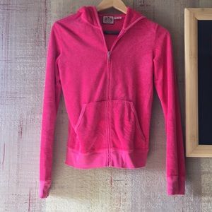 Juicy Couture terry cloth zip up